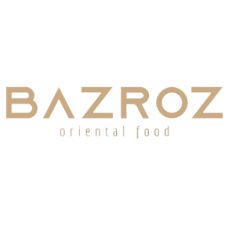 BAZROZ oriental food logo.